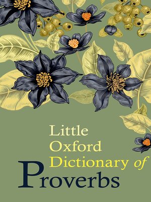 cover image of Little Oxford Dictionary of Proverbs